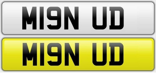 Private number plate m19 - private, nud