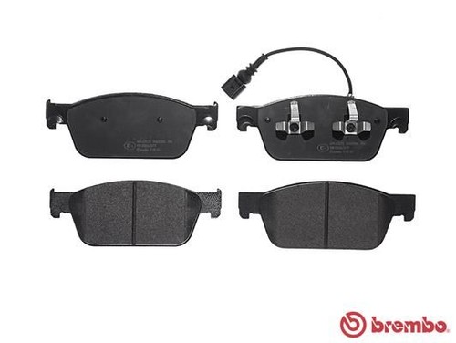 Front brake pad set fits - brake,