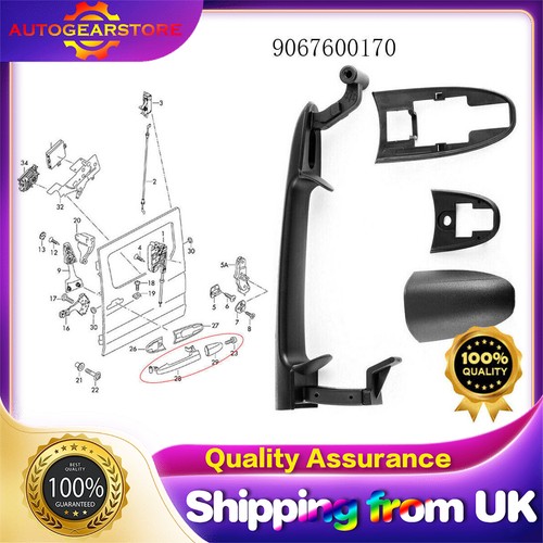 Sliding door handle left - handle, side