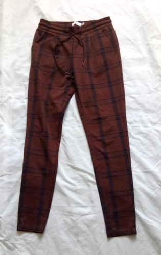 Ichi women brown - ihkate, tartan