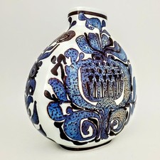 1960s Royal Copenhagen Denmark Kari Christensen Faience Art Pottery Vase