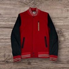 Nike Bomber Jacket Sportswear Destroyer Wool Blend Varsity Red Small 2011