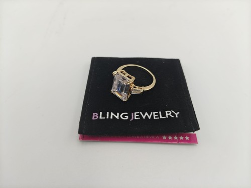 Art deco emerald cut ring - art,