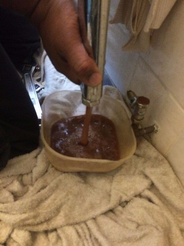 Central heating power flushing - central,