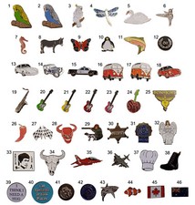 Pin Badges Lapel Brooch Metal Enamel Fashion Accessories Choose Design