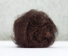 10g Angelina Fibre Bronze Brown Non Heat Bondable Crafts Fusible Felting Dreads