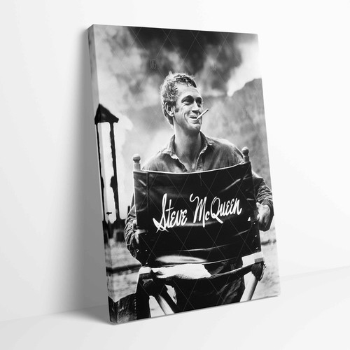 Steve mcqueen stretched canvas - stretched,