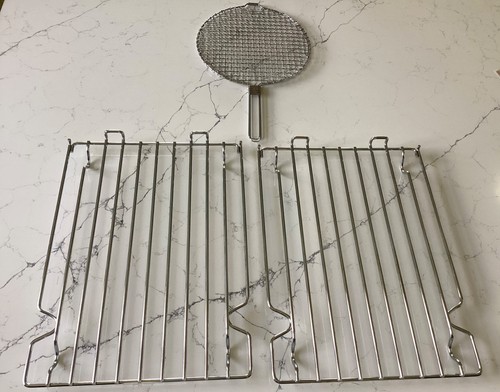 Pair aga grid shelves - &,