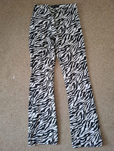 Motel zebra print dress pants - zebra,