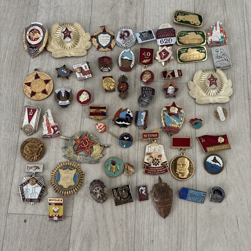 Ussr mixed badges and pins - ussr,