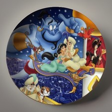 Vintage Disney  Aladdin Plate by Kenleys (1992) 21cm Diameter