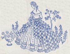 Vintage Embroidery Transfer