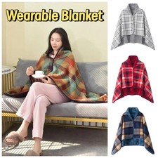 Lazy Wearable Blanket Home Shawl Blanket Casual Office Blanket Thermal Blankets