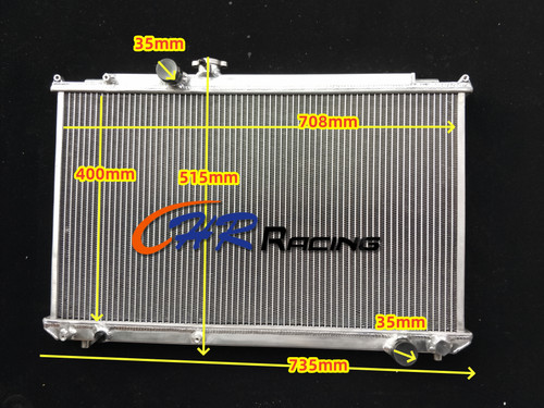 3row aluminum radiator - 3row, for