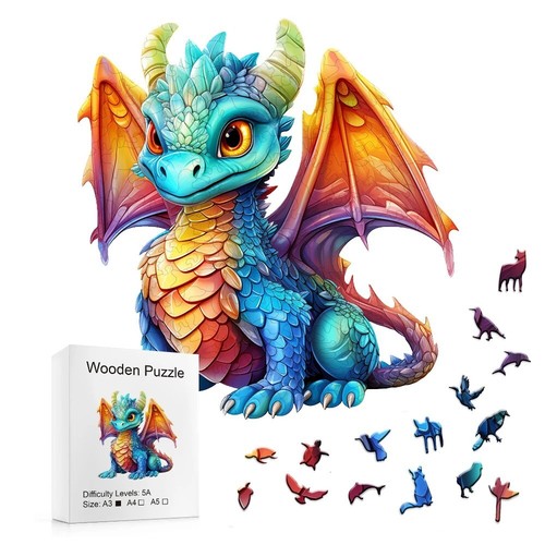 Stress relief colourful dragon - stress,
