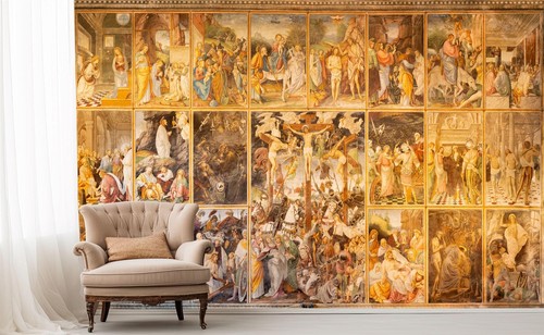 Renaissance fresco italy - fresco,