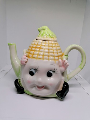 Porcelain miniature corn - miniature, on