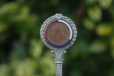 Vintage Spoon Coronation of Queen Elizabeth II June 1953 Souvenir British Royal 