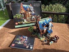 LEGO Ideas Medieval Blacksmith 21325 With Box & Plans