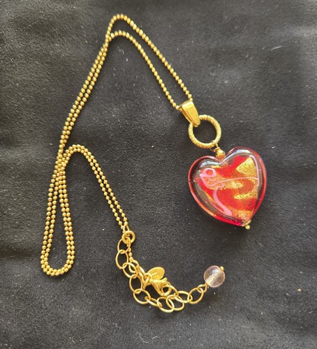 Italian red and pink murano - italian,