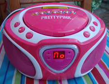 Pretty Pink CD Player, Radio.