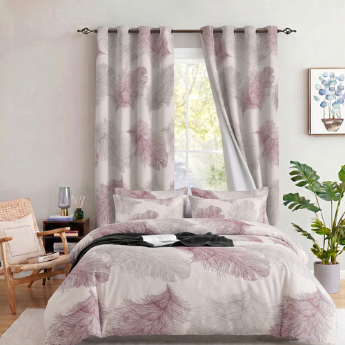 Floral blackout curtains - floral,