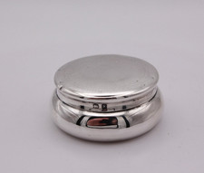 Sterling Silver pill box 37 mm