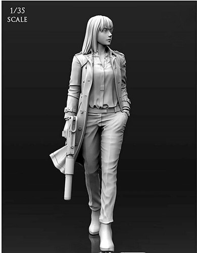 Resin figures model cold - figures,