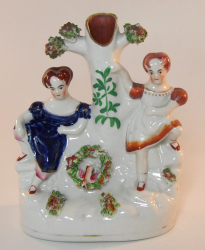 Staffordshire victorian spill - staffordshire,