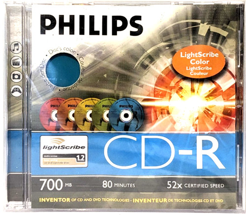 Philips lightscribe blue 2 - lightscribe, 1.2