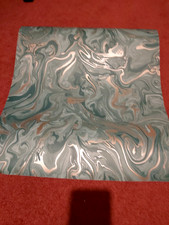roll of wallpaper (minus 2 metres) Albany emerald green marble  Christmas craft