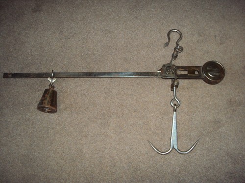 Vintage butchers scales - butchers,