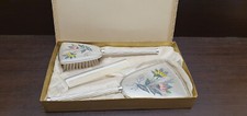 Vintage Dressing Table Vanity Set Mirror Brushes 3 pcs