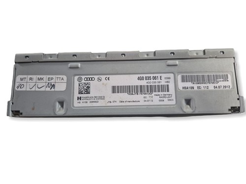 Audi 2012 radio - a6, 4g