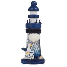 Bathroom Light Pull Cord Nautical Wooden Handle Lightho Marine Model Seaside