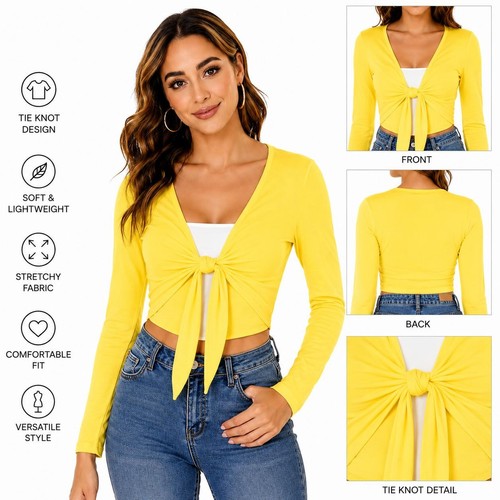 Ladies bolero front tie knot - ladies,