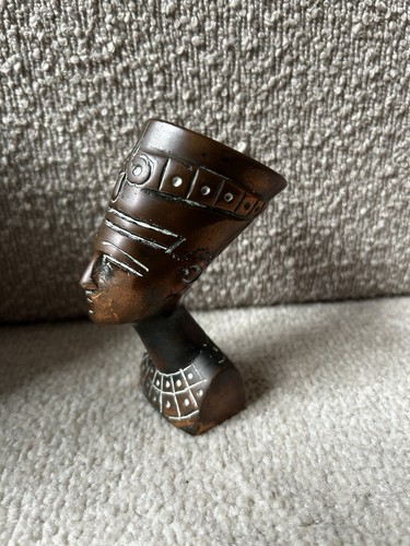 Brass egyptian nefertiti - egyptian,