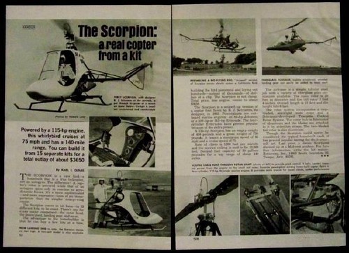 Scorpion helicopter kit 1972 - helicopter,