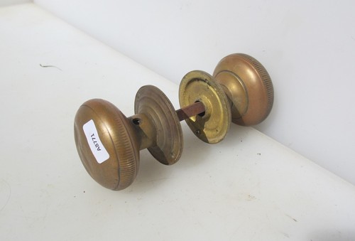 Antique brass door - brass,