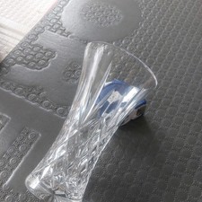 Vintage Cut Crystal Vase 20cm