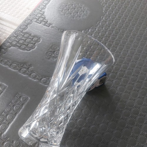Vintage cut crystal - vintage, vase