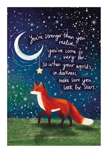 Fox under the moon stronger - fox,