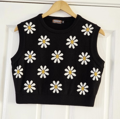 60s 70s retro floral - 60s, vneck