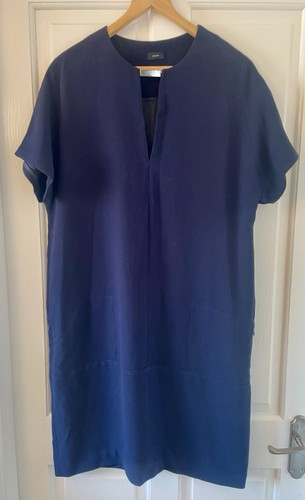 Navy blue short sleeved - navy, shift