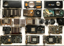 GPU LOT of 6 DISASEMBLED