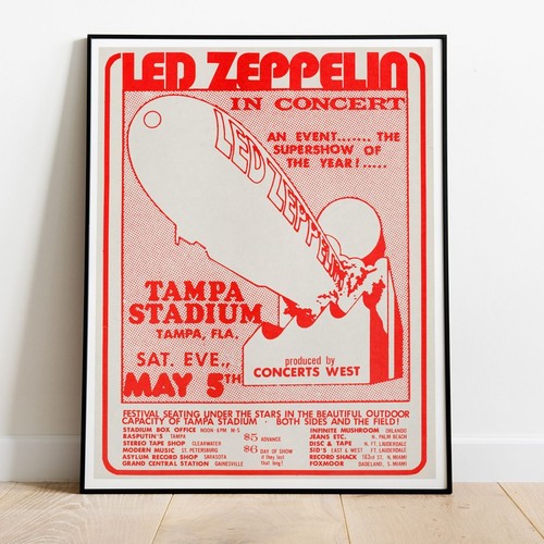 Led zeppelin tampa - zeppelin, 1973