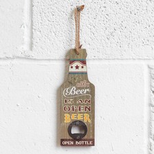 Wooden Wall Bottle Opener Beer
