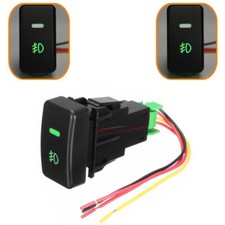 Plastic fog light switch with - light,