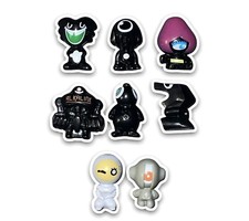 Go Go Crazy Bones Bundle Figures Toys Black Collection Rare Wanted Purple Gift