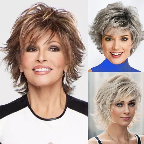 Women short bob hair - hair, synthetic